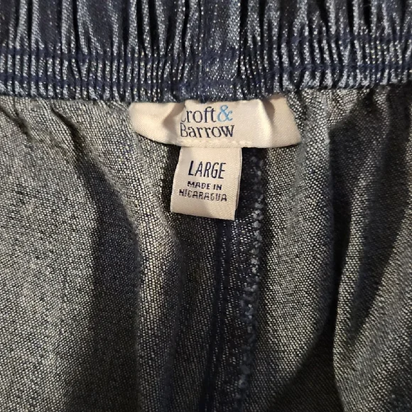 Croft & Barrow Denim Blue Pants - Picture 2 of 6